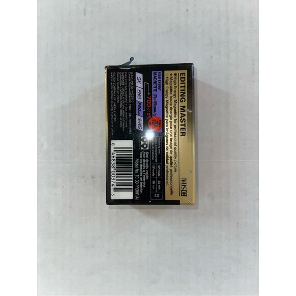 New Sealed JVC TC-30‎ PRO HF PROHF Compact VHS Tape Cartridge  A52 - Picture 2 of 3